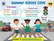 Summer Safety Days infographic
