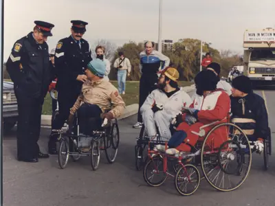 PRP Officers with Rick Hansen
