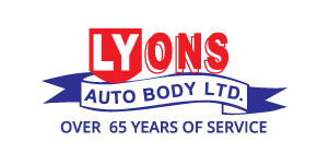 Lyons Auto Body Ltd. Over 65 Years of Service logo