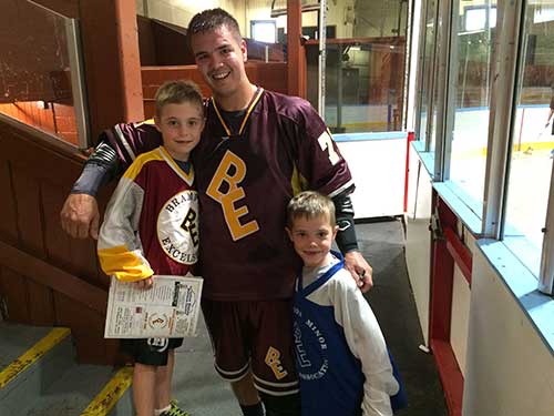 Quinn Powless and fans