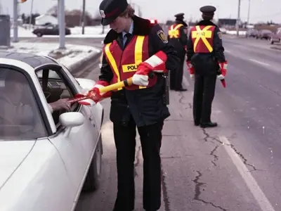 Chief Evans participating in the RIDE program earlier in her career.
