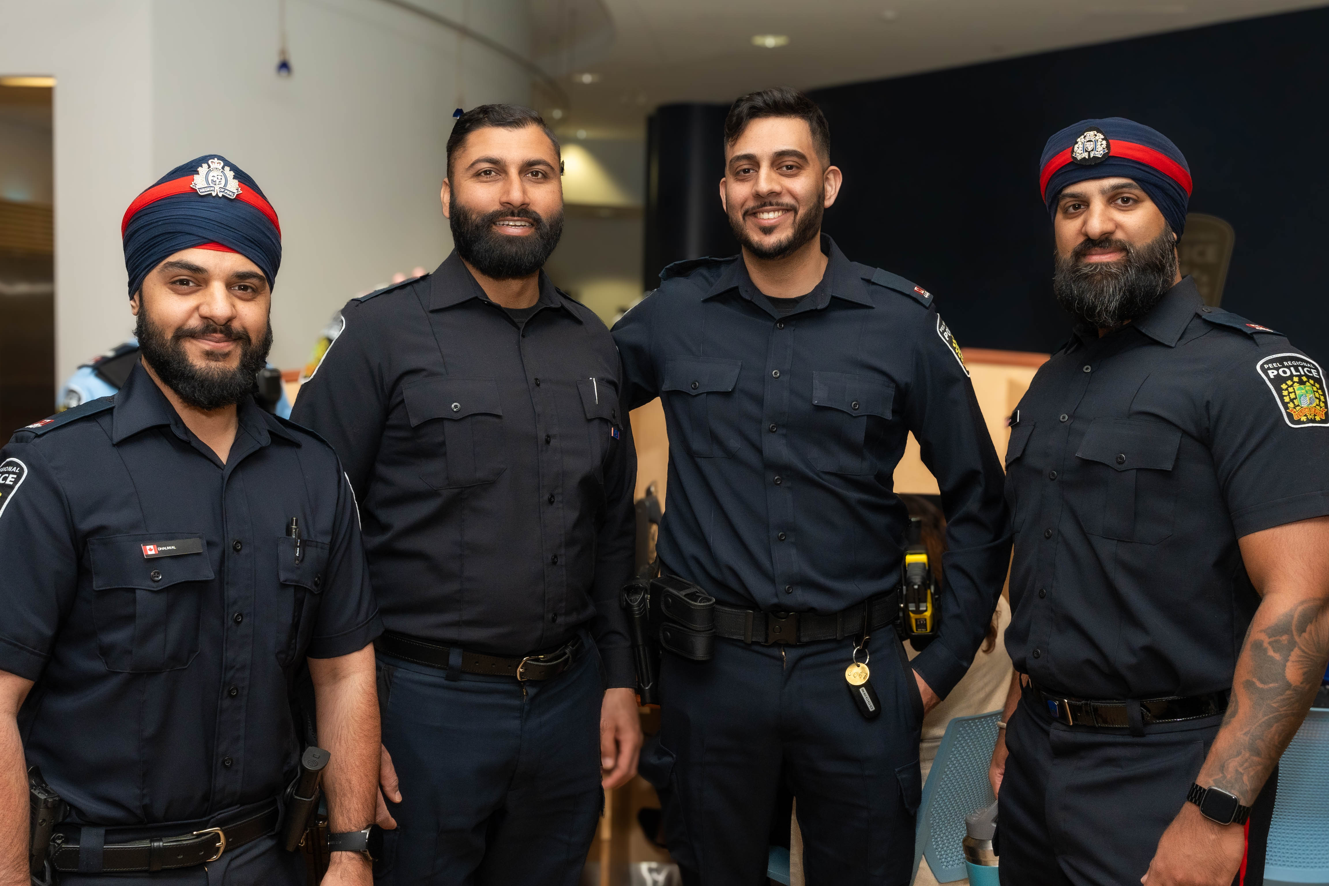 Police officers from sikh faith