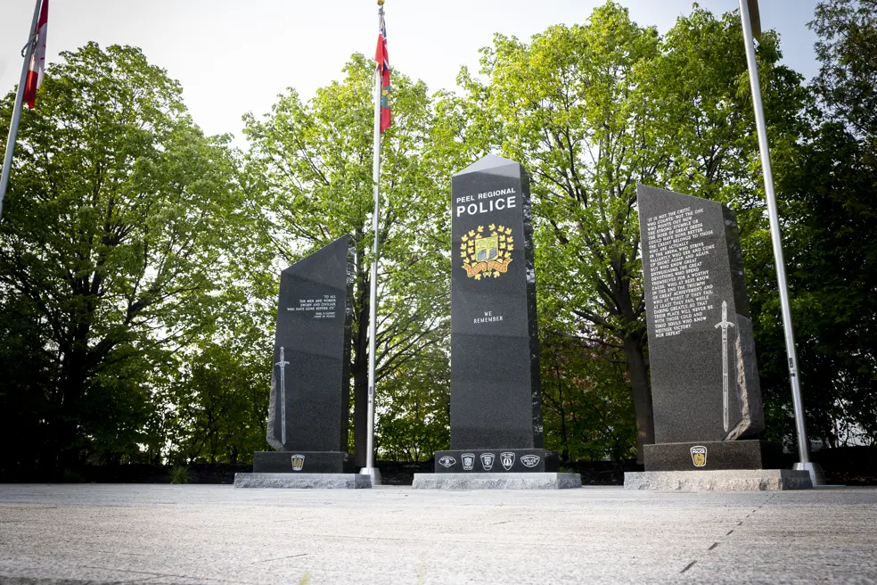 Peel Regional Police Memorial monument