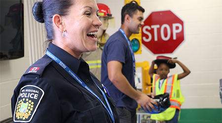 Police school traffic safety