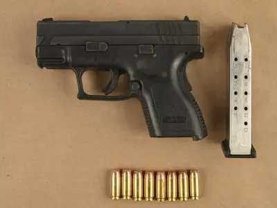 Seized News Release Gun Photo