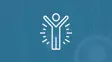 icon of person standing with raised arms 