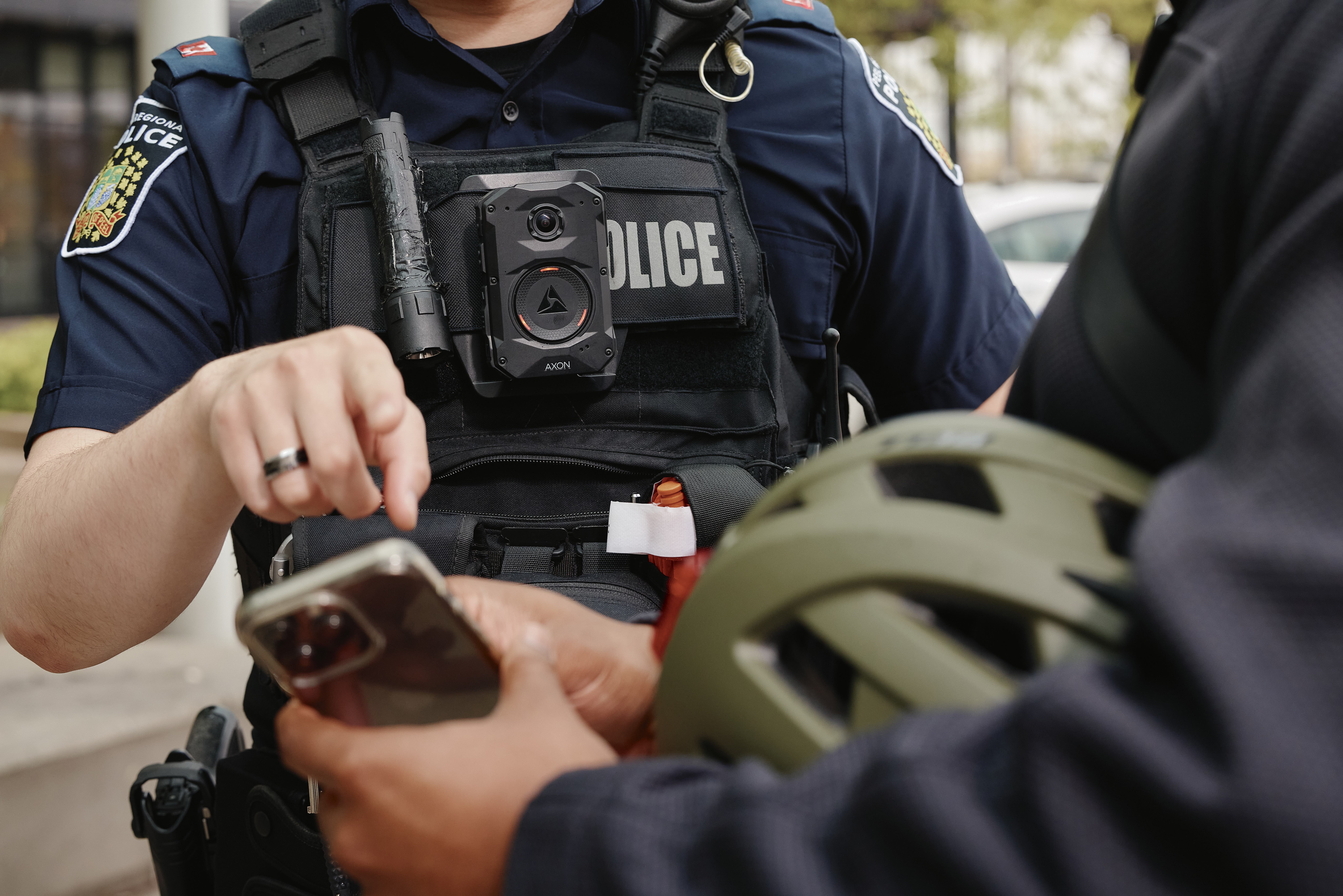Police axon body-worn camera