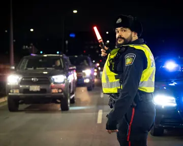 Police officer RIDE program