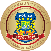 Peel Regional Police 40th Anniversary Logo