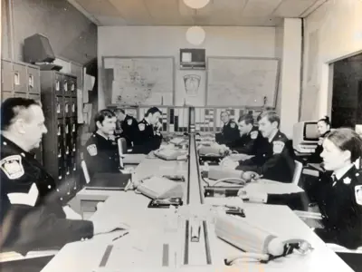Communications Centre in 1974.